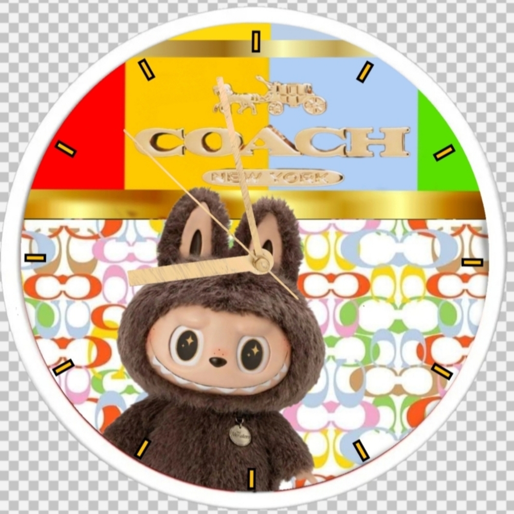 Labubu Led Clock Personalized